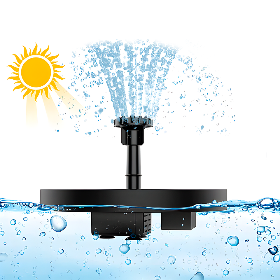 Fuente de agua solar