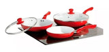 SET SARTENES CERAMICA 5 PIEZAS