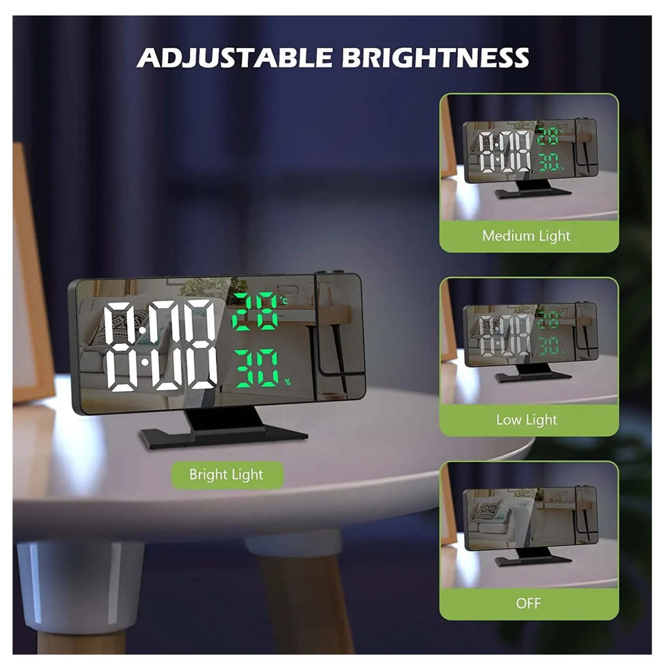 Reloj Alarma Proyector