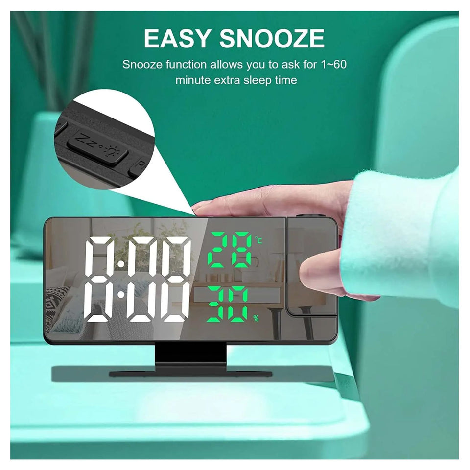 Reloj Alarma Proyector