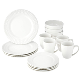 SET VAJILLA CERÁMICA DE LUJO 16 PIEZAS