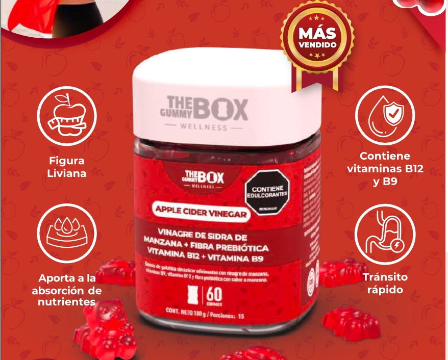 Vinagre de sidra de manzana en gomitas