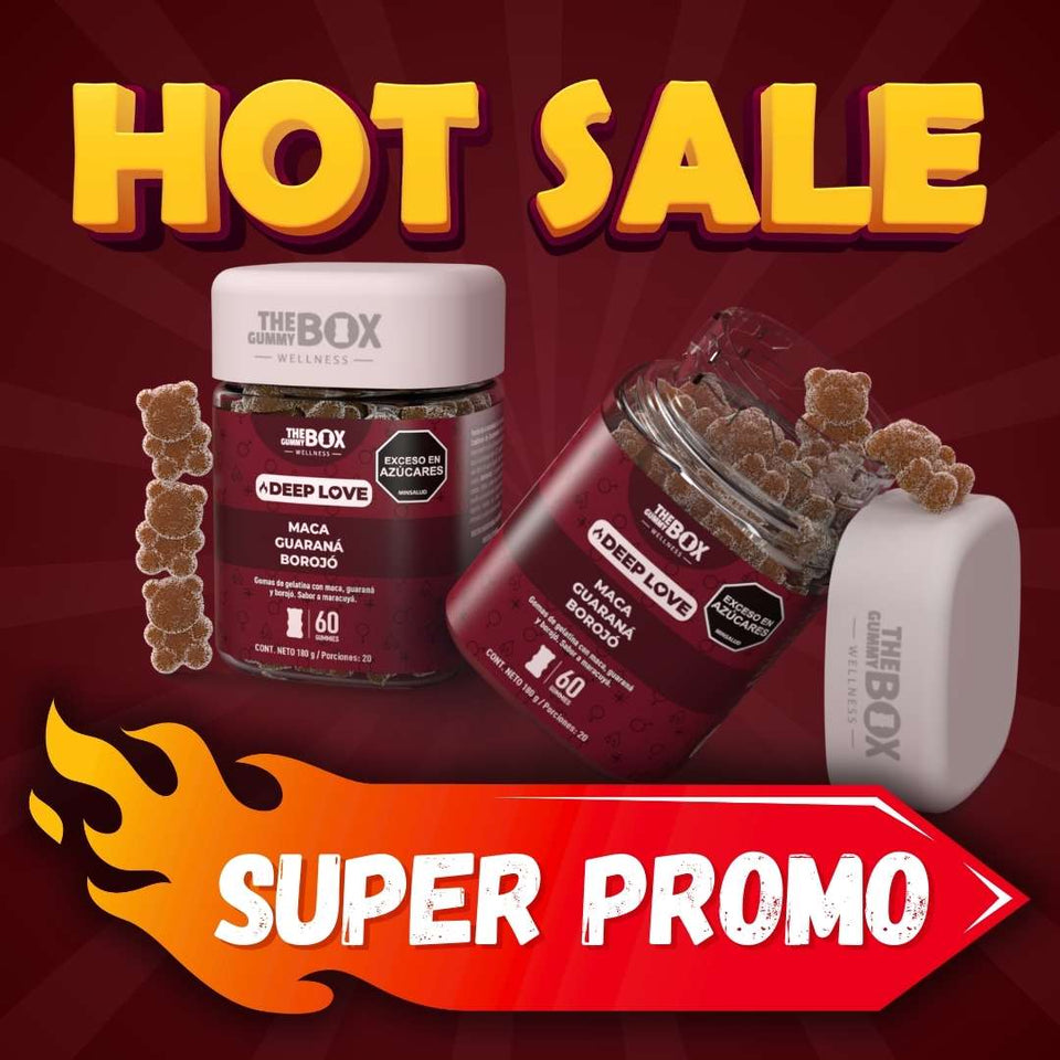 Maca, guaraná y borojó en gomitas