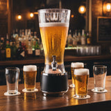 Torre Dispensadora de Cerveza con Parlante Bluetooth e Iluminación LED