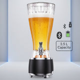 Torre Dispensadora de Cerveza con Parlante Bluetooth e Iluminación LED