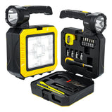 Linterna Multifuncional 3 en 1 con Lámpara Solar y Kit de Herramientas