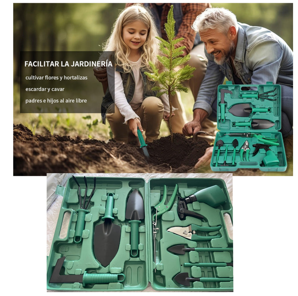 Set de Herramientas de Jardinería x10 Piezas