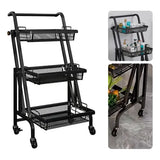 🗂️ Organizador Plegable Metálico de 3 Niveles