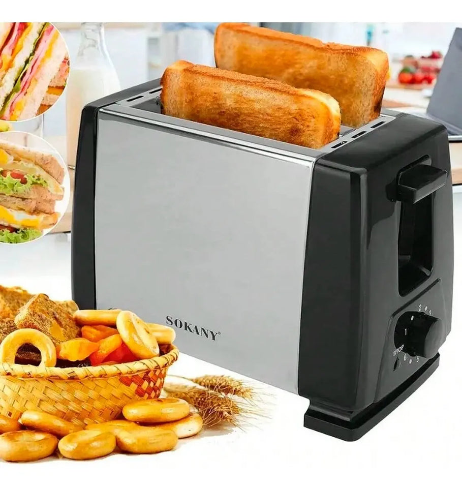 🍞 Tostadora SOKANY de 2 Rebanadas