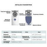 NEBULIZADOR PORTÁTIL RECARGABLE USB