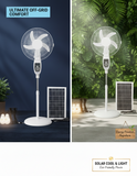 VENTILADOR  + BOMBILLOS  SOLARES