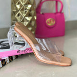 TACONES  CORAZON CRISTAL