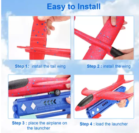 JUGUETE  LANZADOR DE  AVION