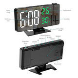 Reloj despertador proyector