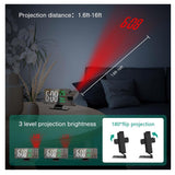 Reloj despertador proyector