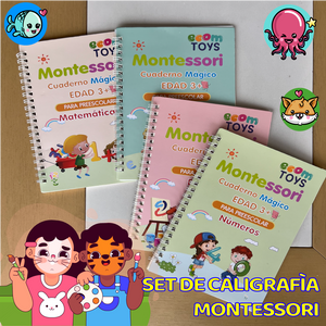 SET X 4 LIBROS DE CALIGRAFIA