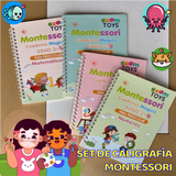 SET X 4 LIBROS DE CALIGRAFIA