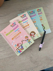 SET X 4 LIBROS DE CALIGRAFIA