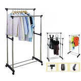 Tendero de ropa doble