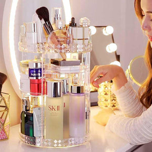 Organizador De Maquillaje Giratorio 360°