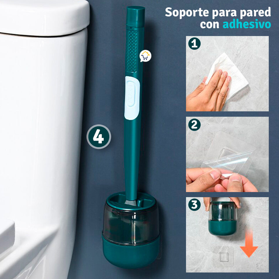 Cepillo Limpieza Con Dispensador De Jabón