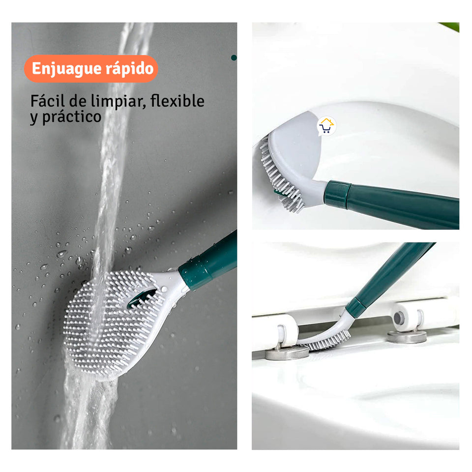 Cepillo Limpieza Con Dispensador De Jabón