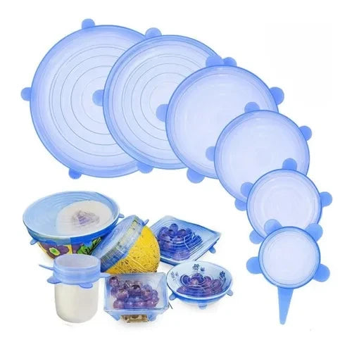 Tapas De Silicona (Set De 6 Tapas)