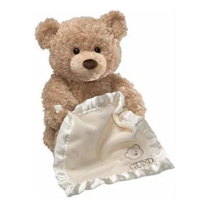 Oso De Peluche Jugando A Escondidas