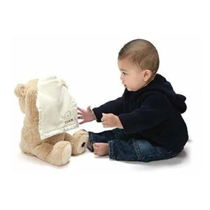 Oso De Peluche Jugando A Escondidas