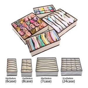 Set de 4 organizadores de ropa interior