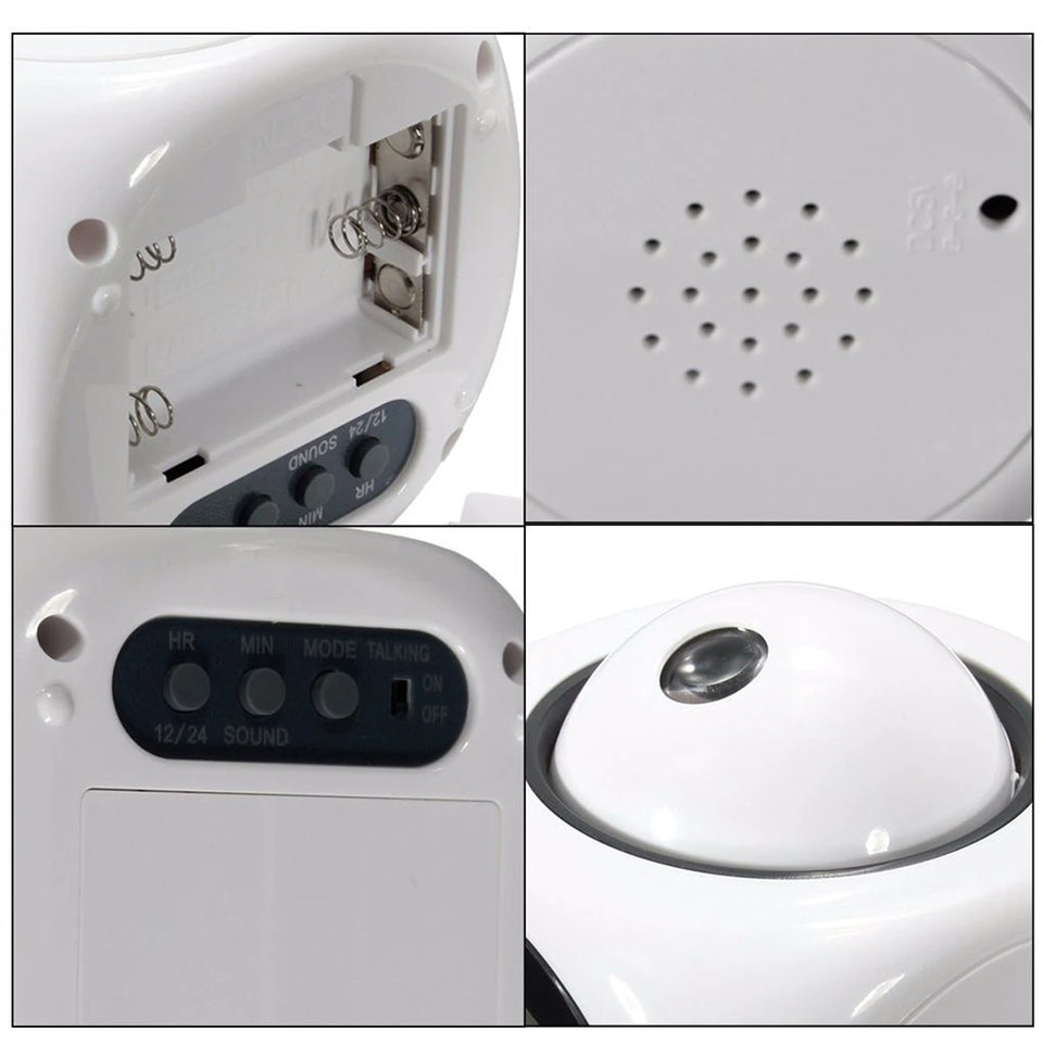 Reloj Despertador Proyector Cubo