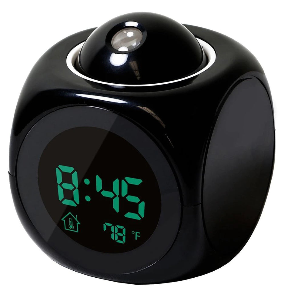 Reloj Despertador Proyector Cubo