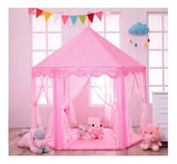 Castillo carpa con luces de estrellas